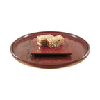 Kamakura-bori bamboo tray, side view