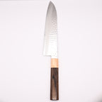 Kotetsu VG-10 Damascus Santoku 180mm, Handmade Knife, 17 Layer Hammered Finish, Stainless Steel, Seki Japan