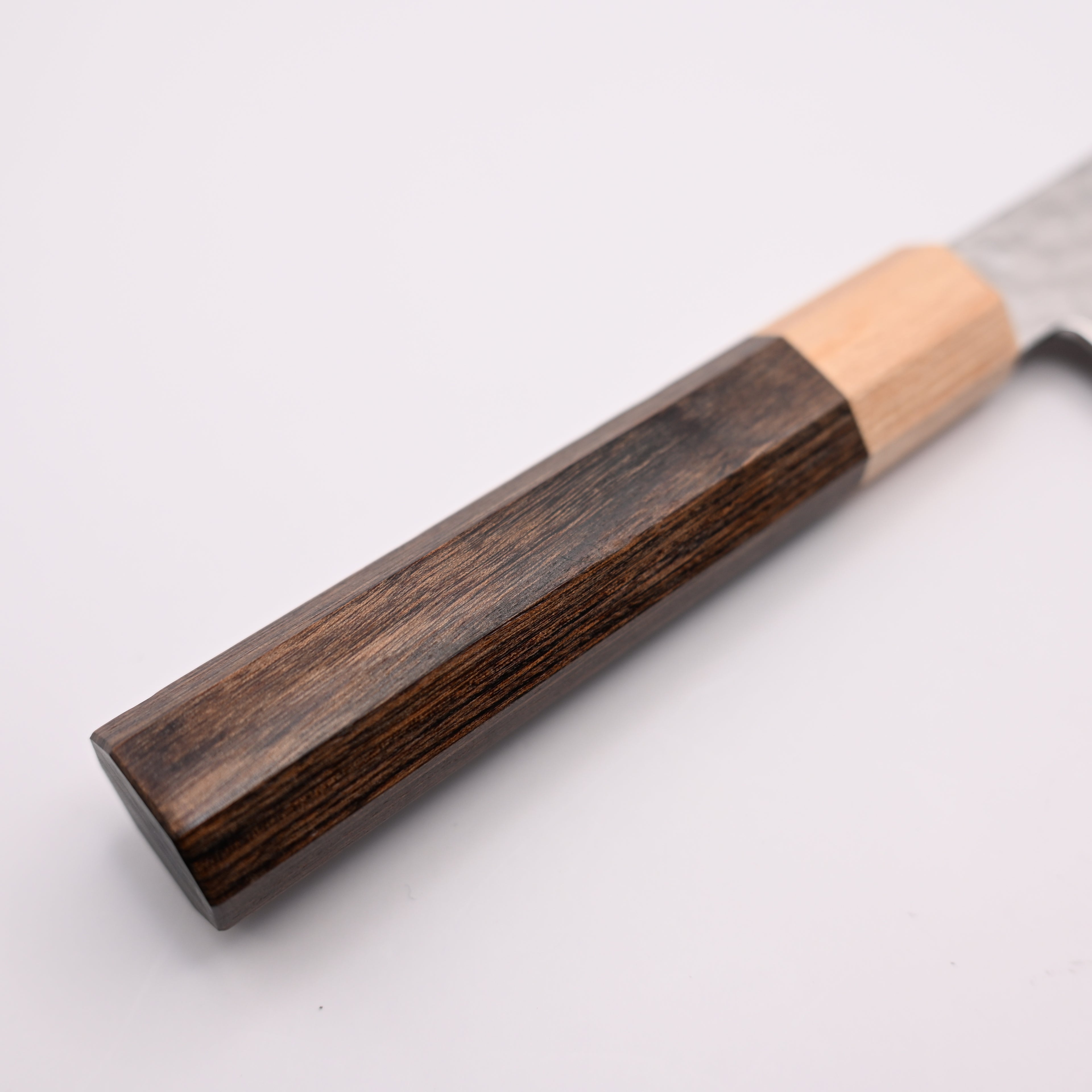 Kotetsu VG-10 Damascus Santoku 180mm, Handmade Knife, 17 Layer Hammered Finish, Stainless Steel, Seki Japan