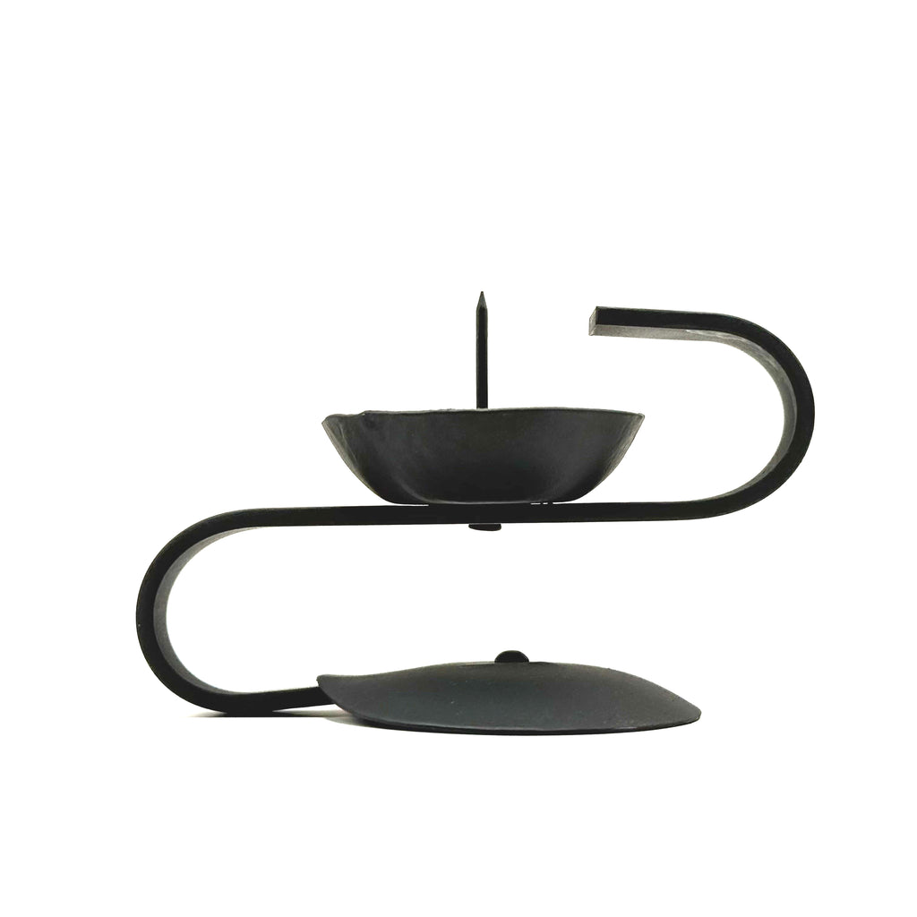 S-Shape Iron Stand candle holder profile showing curved S-shape design