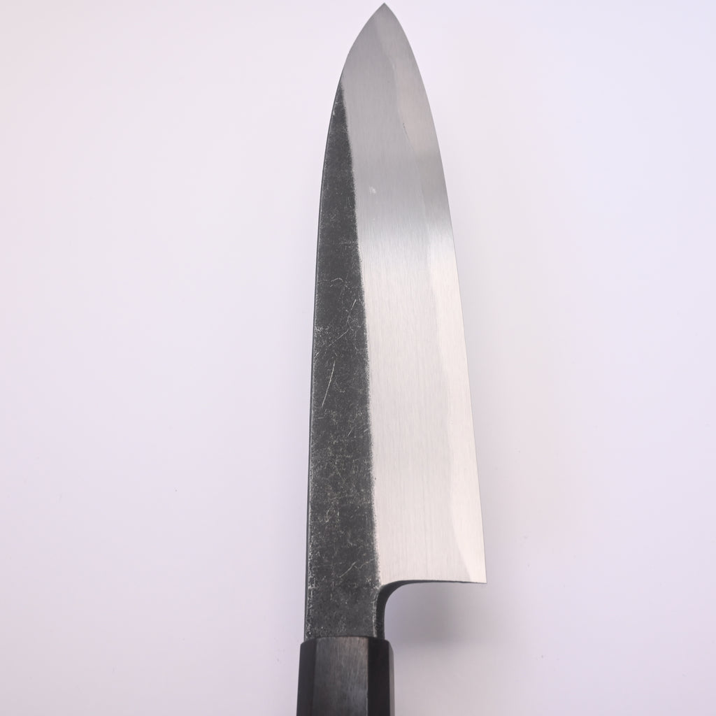 Shirasagi Blue #2 Single Bevel Gyuto 210mm Kurouchi Ebony Wa Tosa Japan