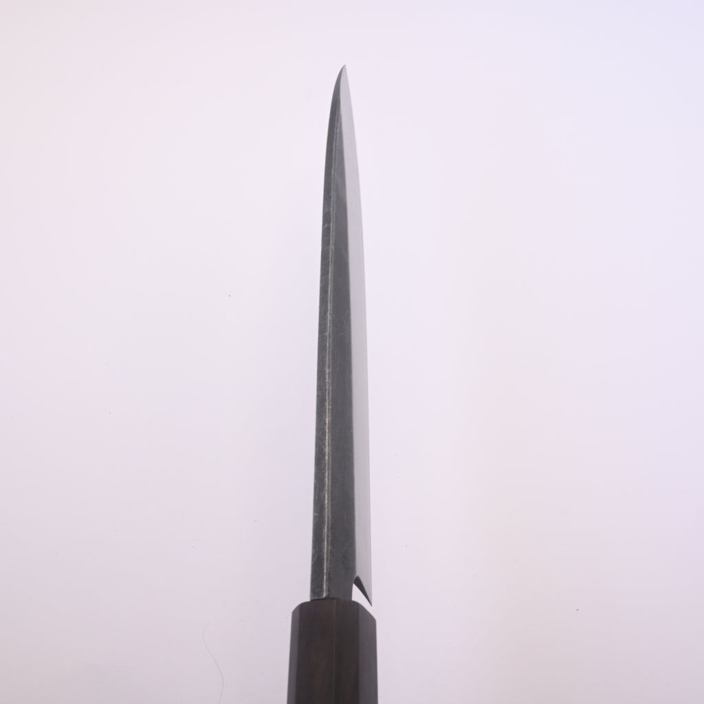 Shirasagi Blue #2 Single Bevel Gyuto 210mm Kurouchi Ebony Wa Tosa Japan