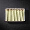 Warosoku traditional Japanese candles arranged in box, top view