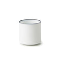 White Line Cup 200ml in Reactive Cobalt Blue, side view