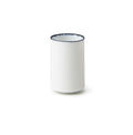 White Line Mini Cup 45ml in Reactive Cobalt Blue, side view with cobalt rim on white background