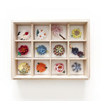 Tsumami Zaiku Brooch Deep Blue – Hydrangea Japanese Silk Flower Pin